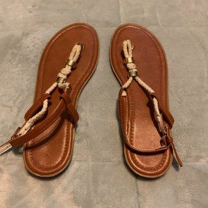 Size 9 Beachy Rope Sandals